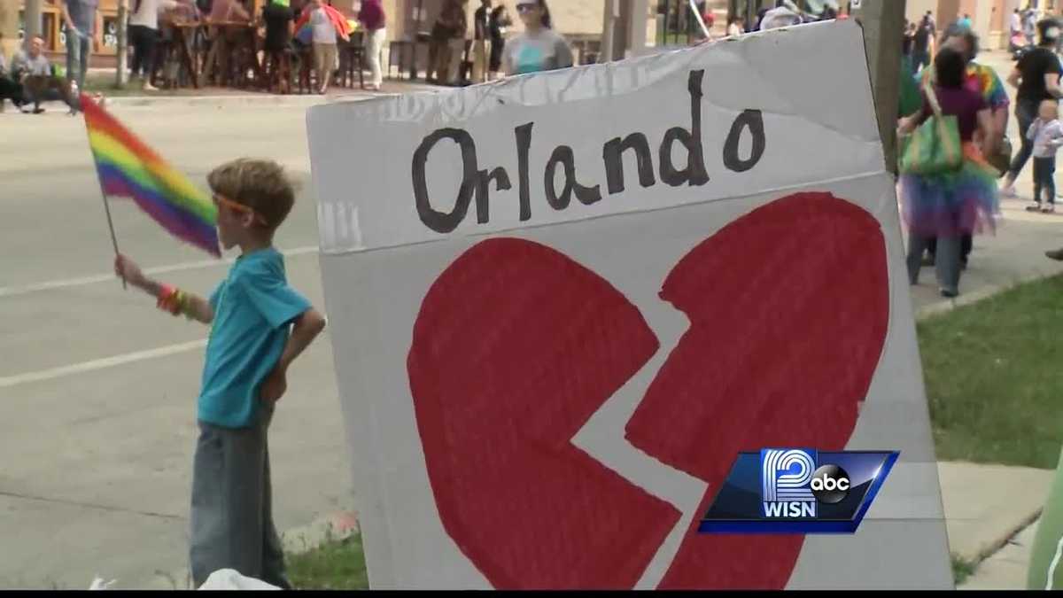 Milwaukee Pride Parade attendees show solidarity with Orlando