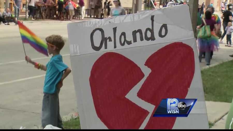 Milwaukee Pride Parade attendees show solidarity with Orlando