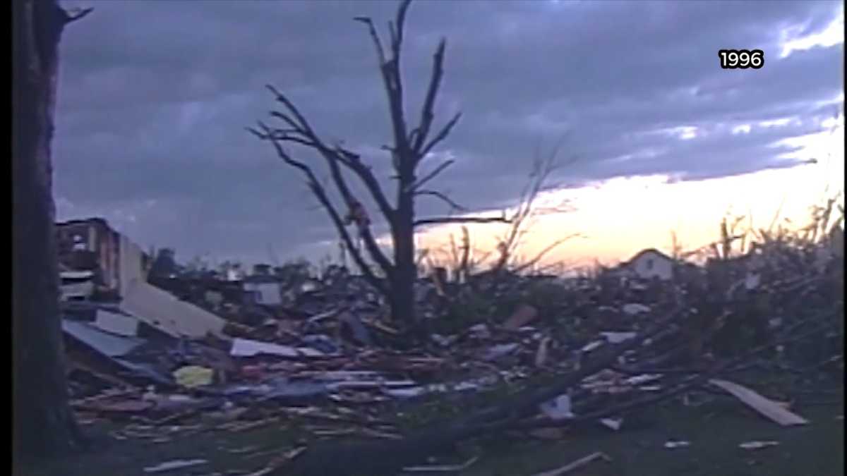 Aftermath of July 18, 1996 Oakfield Tornado