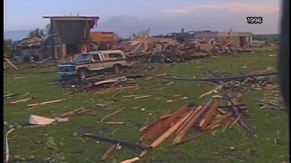 Aftermath of July 18, 1996 Oakfield Tornado