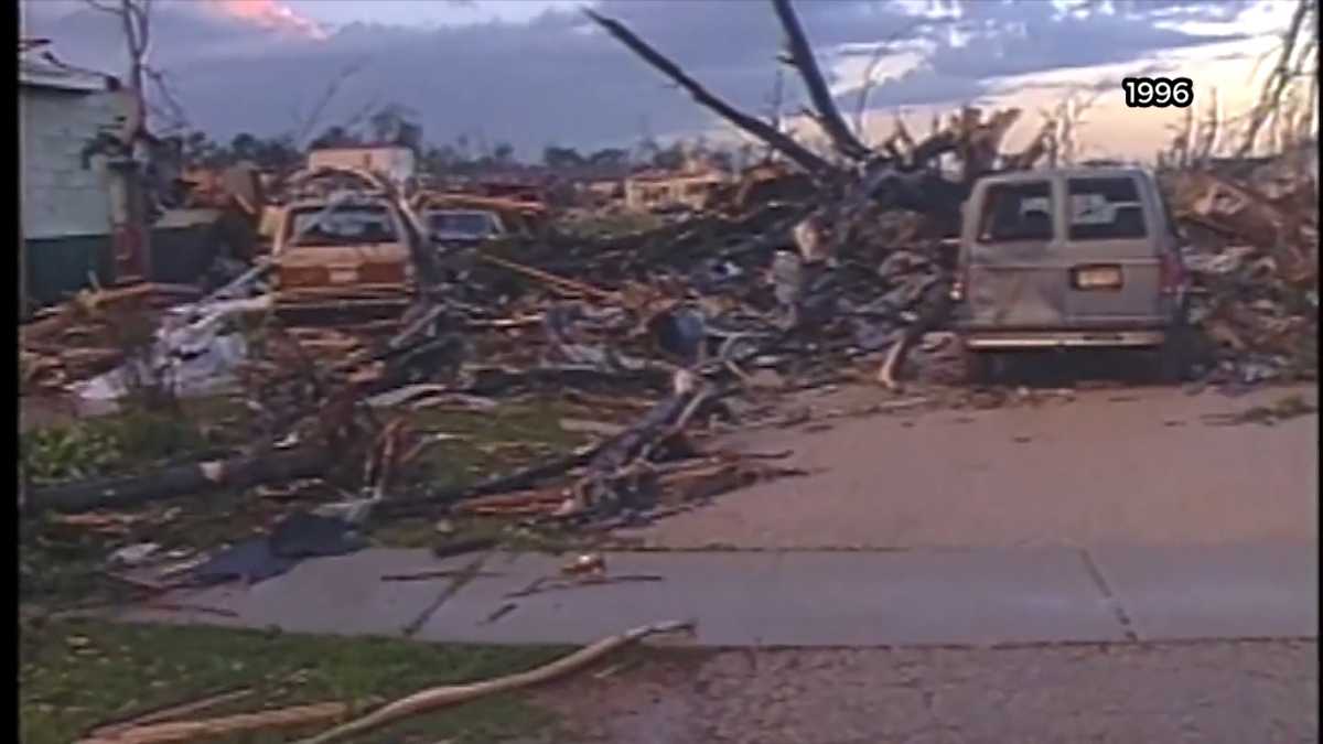 Aftermath of July 18, 1996 Oakfield Tornado