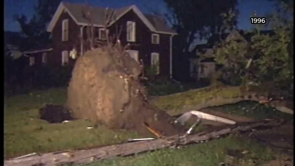 Aftermath of July 18, 1996 Oakfield Tornado