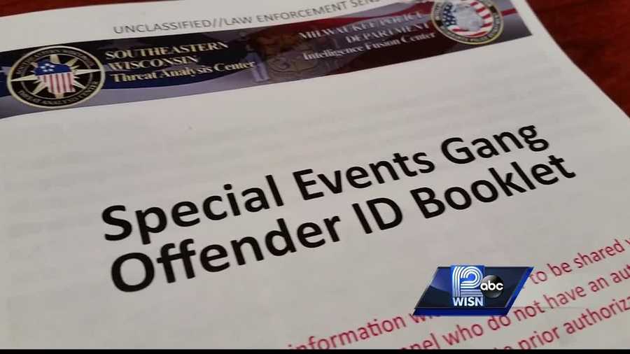 Police Create Gang Member Id Booklet For Festival Police Security