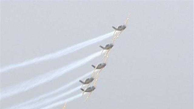 The Thunder Over Louisville air show thrills fans of all ages Saturday afternoon.