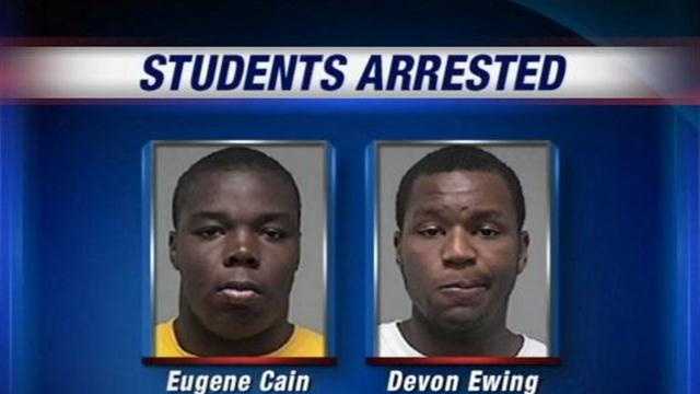 Two Doss High School students are charged with video voyeurism after an incident involving a teacher.