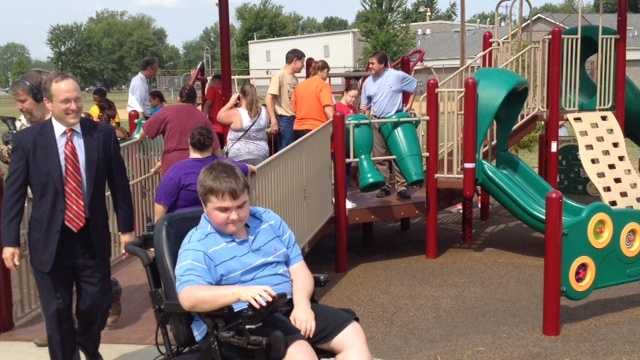 Images: New playground designed for children of all abilities