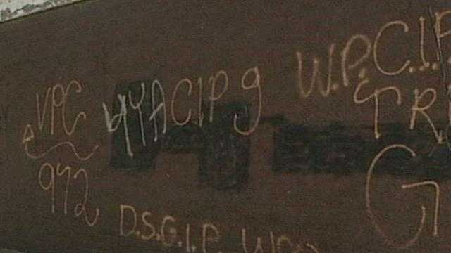 Louisville Metro Police crack down on graffiti and explain how it could be gang related.
