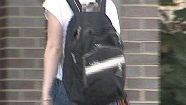 Heavy backpacks can cause back problems