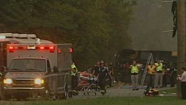 51 students transported to area hospitals after school bus crash