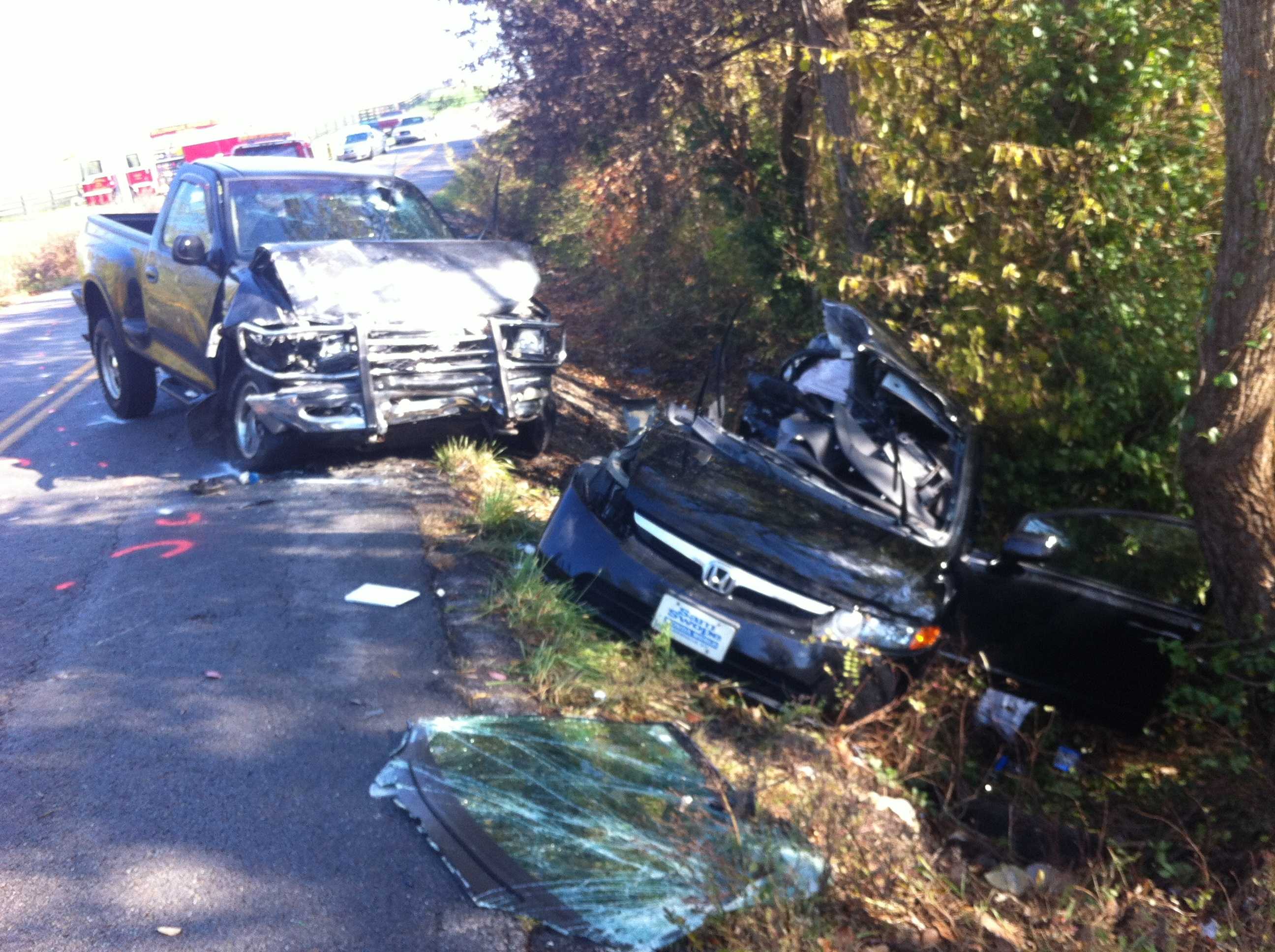 Images: 1 Killed, 1 Injured In Spencer County Crash