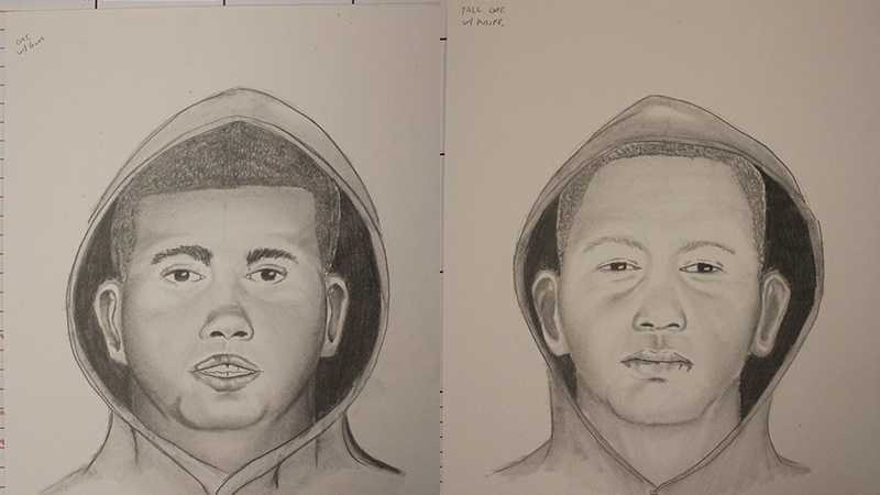 Police release sketch of men wanted in robbery