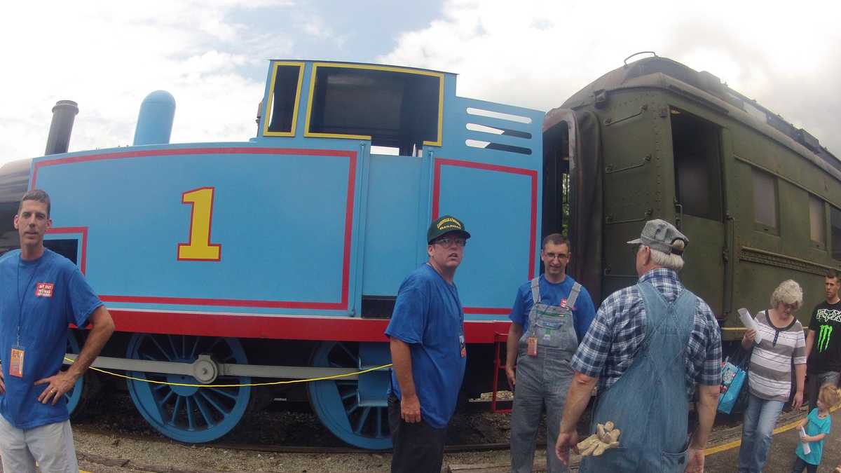 Images: Thomas the Train rolls into Kentucky Railway Museum