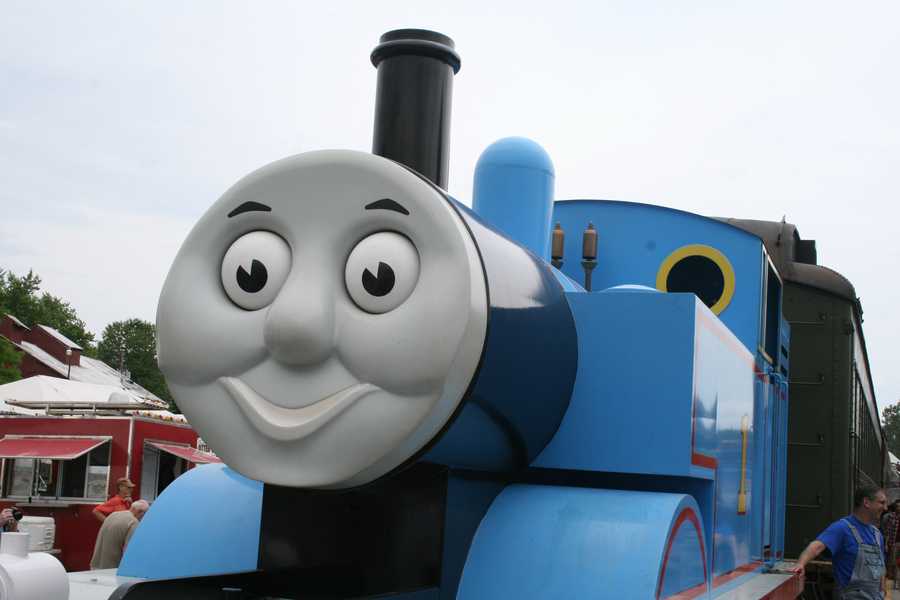 Images: Thomas the Train rolls into Kentucky Railway Museum