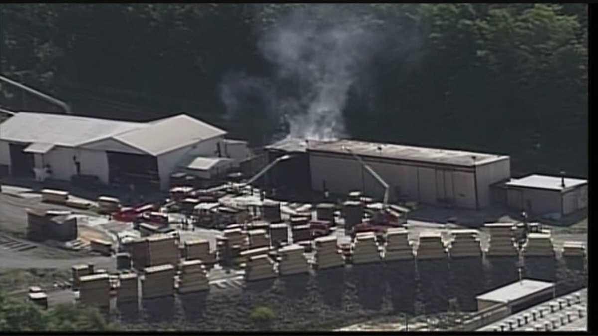 Lumber company catches fire in LaGrange
