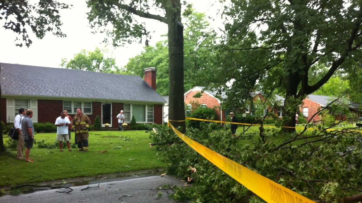 Images Damage reported after storms hit Louisville