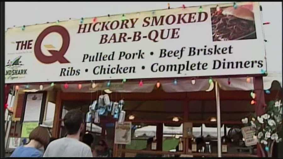 Crowds gathered along the banks of the Ohio River for the 16th annual Blues and Barbecue Festival.