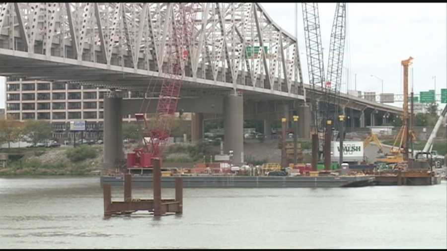 Some downtown residents are being kept awake by construction noise from the Ohio River Bridges Project.