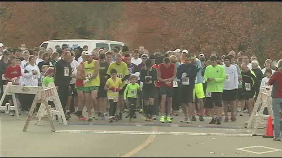 A lot of people were out Saturday morning supporting various causes.