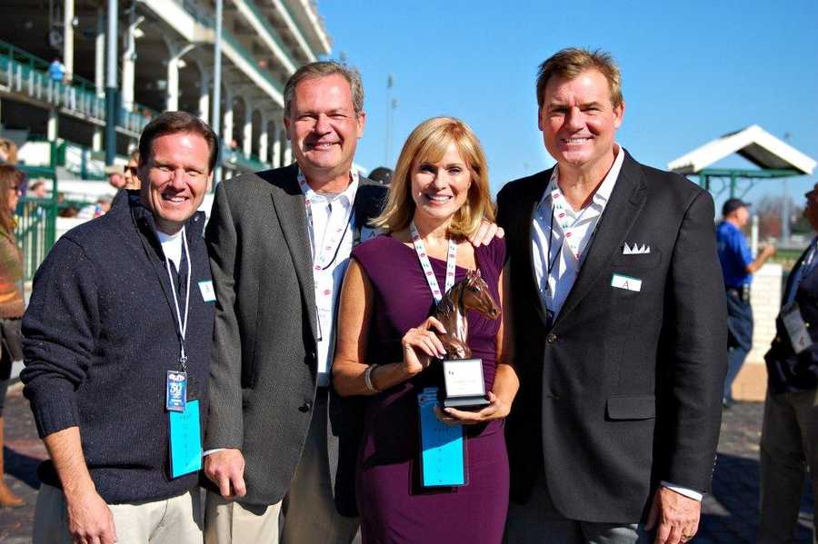 wlky reunion.jpg Jay, Fred, Vicki and Rick at the 비바카지노 Viva 50th Anniversary at Churchill Downs