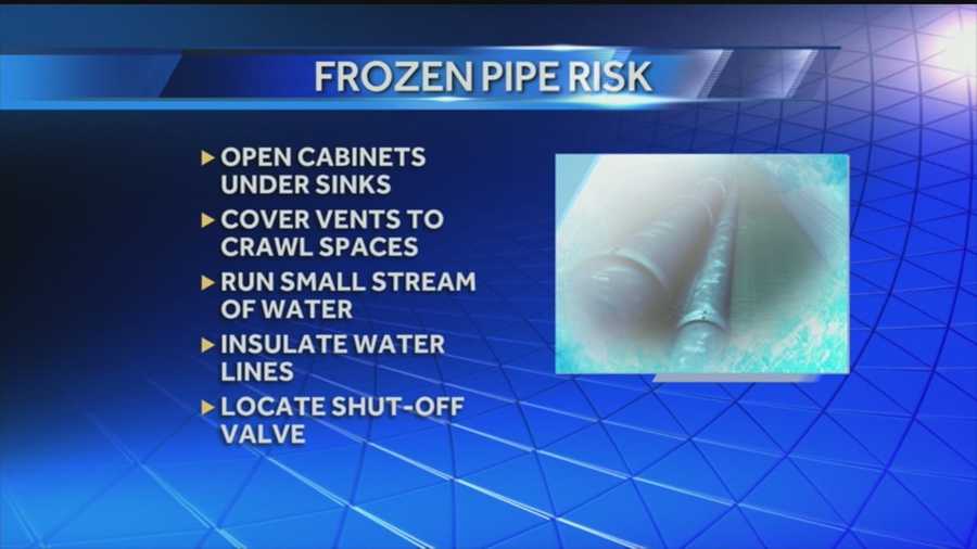 Water company gives tips to prevent pipes from freezing