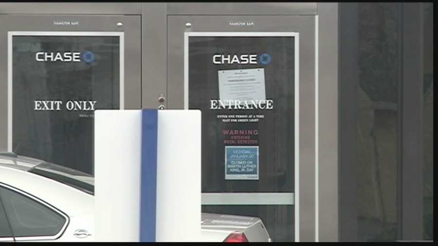 Two Chase Banks were robbed in separate incidents Monday morning.