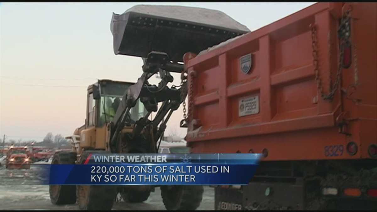Crews work around the clock to treat roads