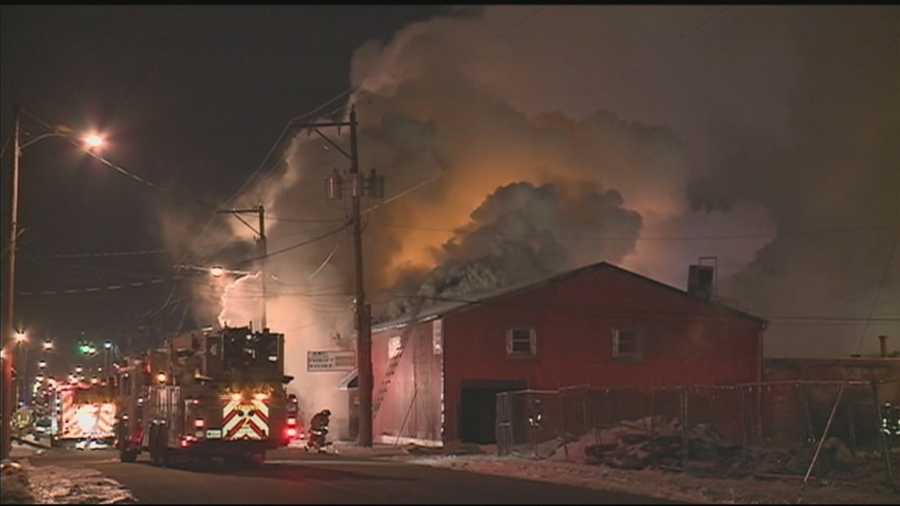A late night fire causes heavy damage to a building that houses a daycare.