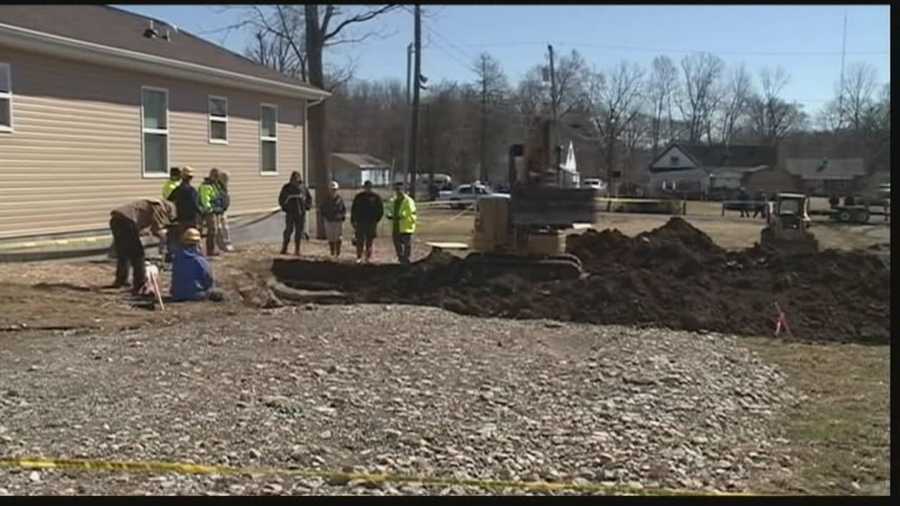 Police continue investigating after bone fragments were discovered at an Elizabethtown excavation site.