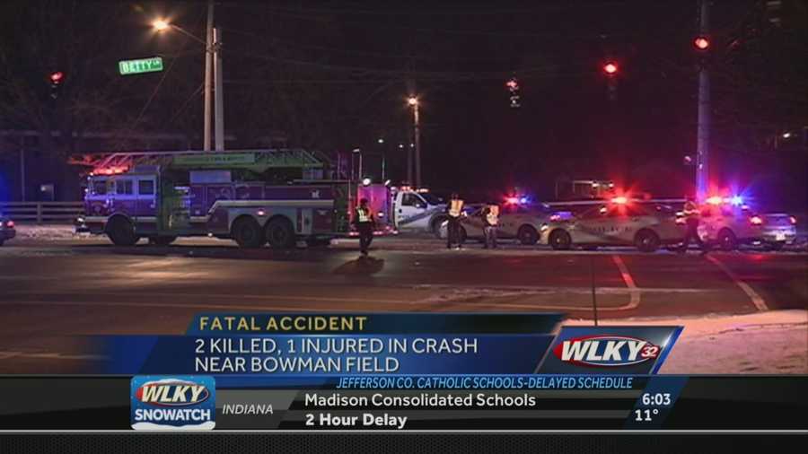 Two people were killed in a crash on Taylorsville Road.