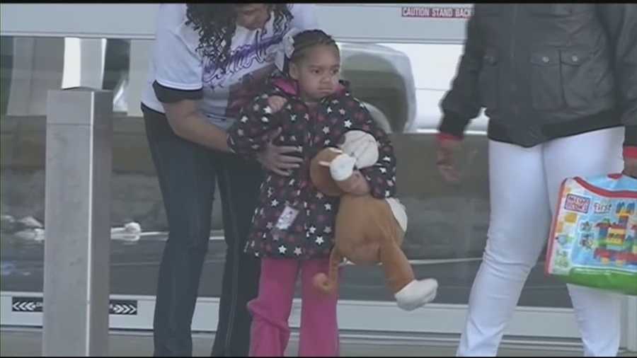 Taty'ana Hughes, the lone survivor of a New Albany house fire, was released from an Indianapolis hospital Friday afternoon nearly 2 months after the blaze that killed her three siblings.