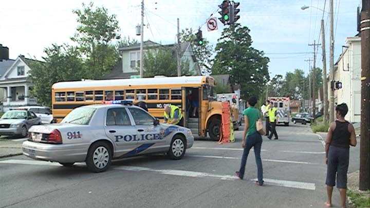 16 students treated for injuries after crash involving school bus