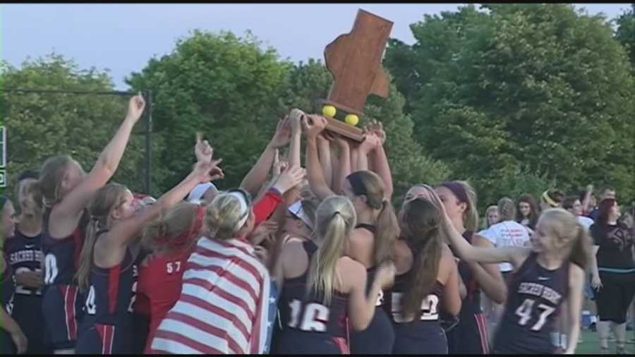 The Sacred Heart girls lacrosse team wins its third lacrosse state championship in four years.