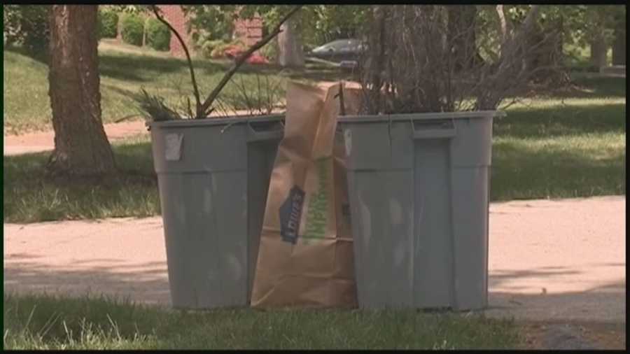 A new ban on using plastic bags for yard waste takes effect on Jan. 1, 2015.