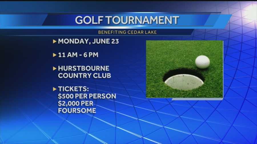 An upcoming golf tournament is being held to benefit Cedar Lake.
