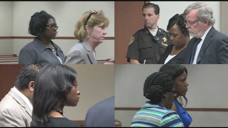 Four former Louisville day care owners accused of stealing hundreds of thousands of taxpayer dollars went before a judge Monday morning.