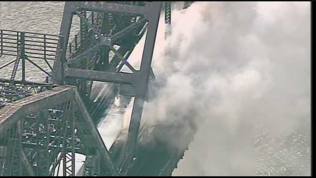 Images: K&I Railroad Bridge fire