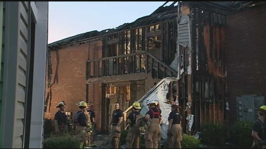 Several families displaced after apartment complex fire