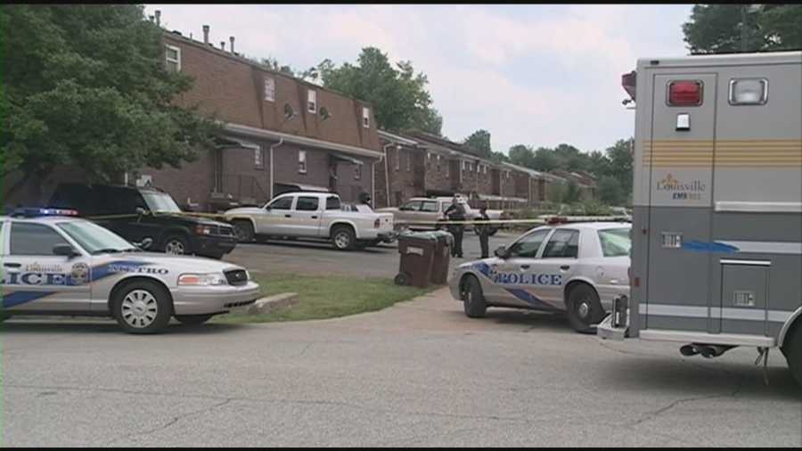 Police said a man was shot to death Monday afternoon in an argument at an apartment complex on Fegenbush Lane.