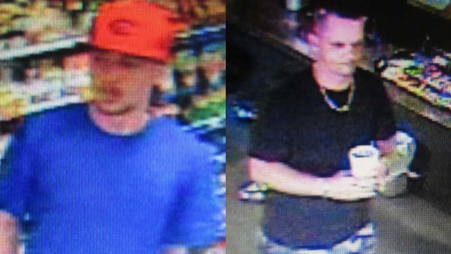 Police search for two people after 5 attempted convenience store thefts