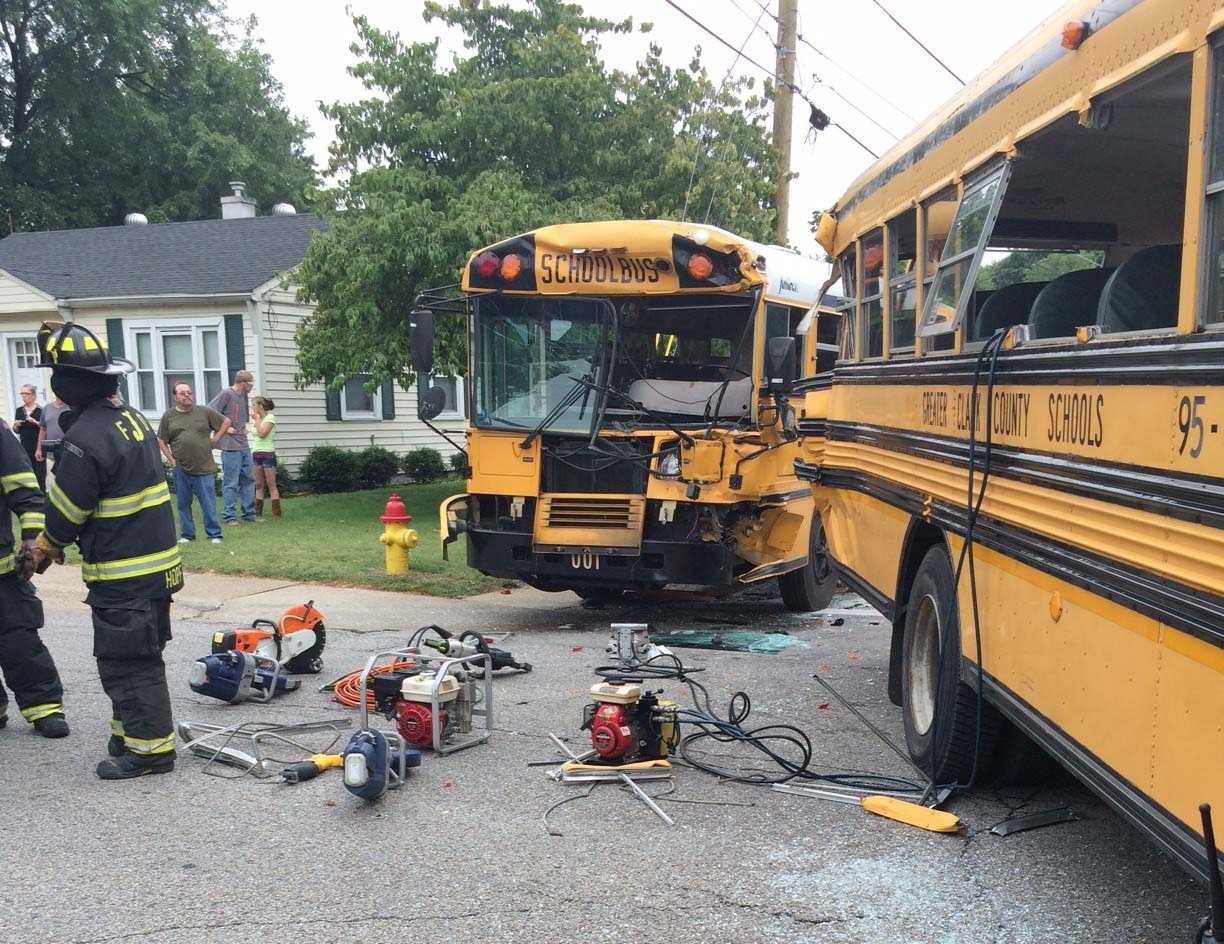 Students Injured In Crashes Involving 2 Greater Clark County Schools Buses