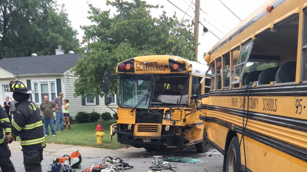 Students injured in crashes involving 2 Greater Clark County Schools buses