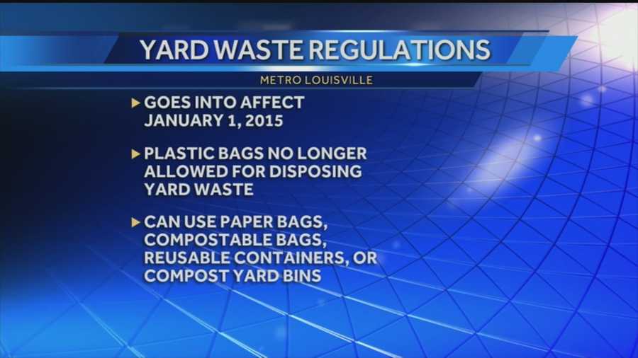 New yard waste regulations to take effect next year