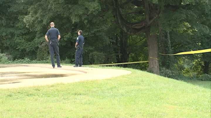 Images: Police investigate after boy's body found in park