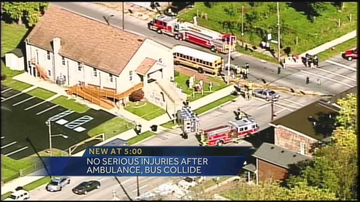 EMTs injured in ambulance crash with bus