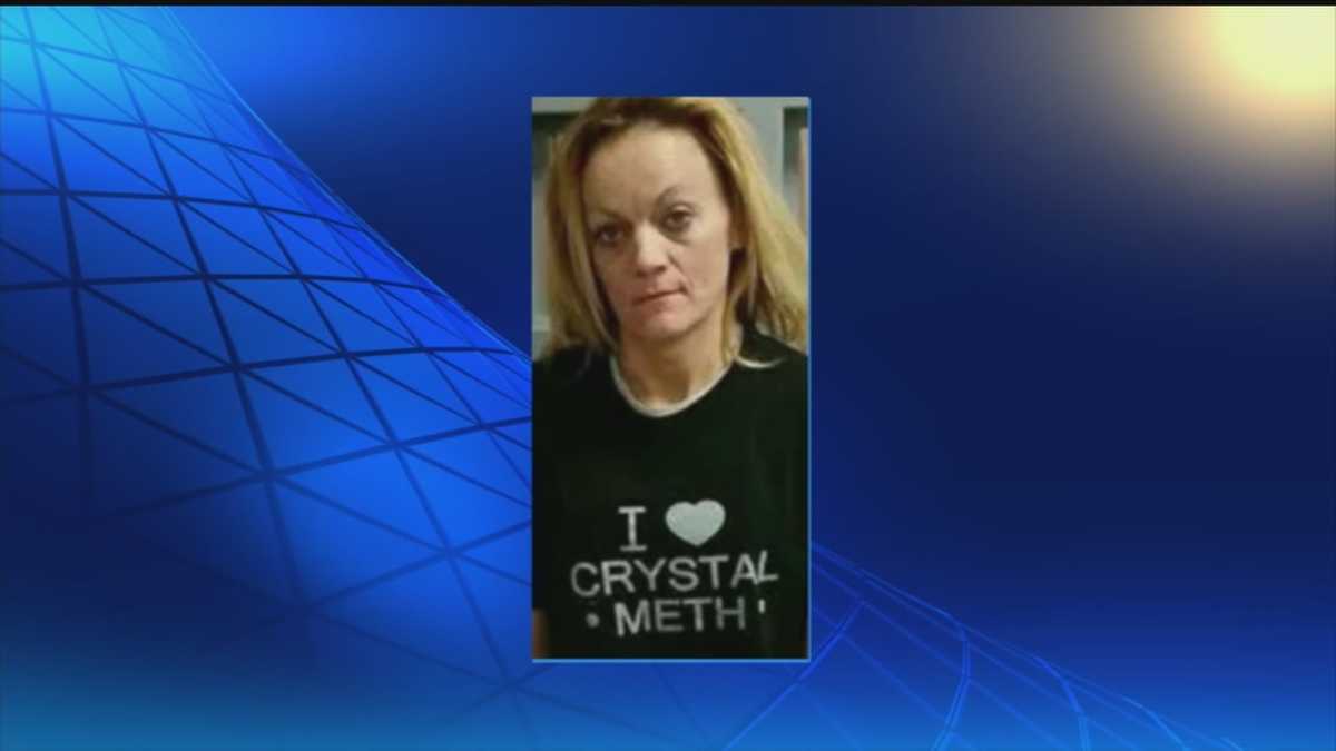Police Woman Wearing ‘i Love Crystal Meth Shirt Busted With Meth