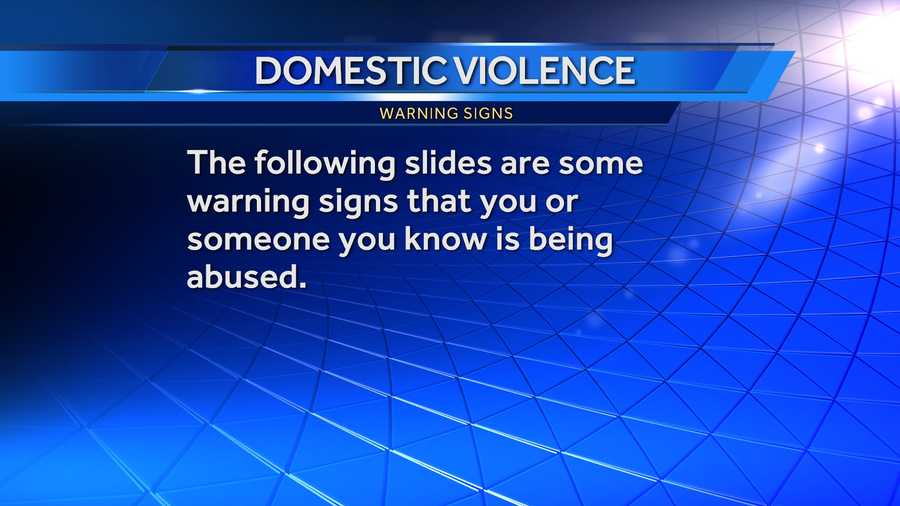 Domestic violence warning signs
