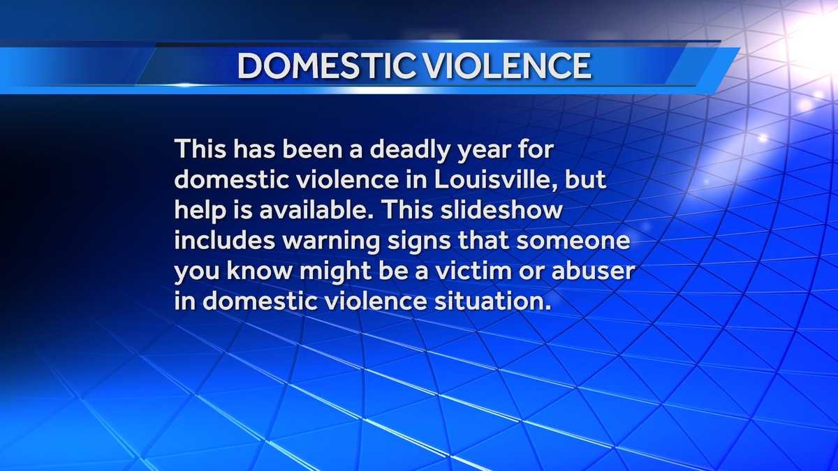Domestic violence warning signs