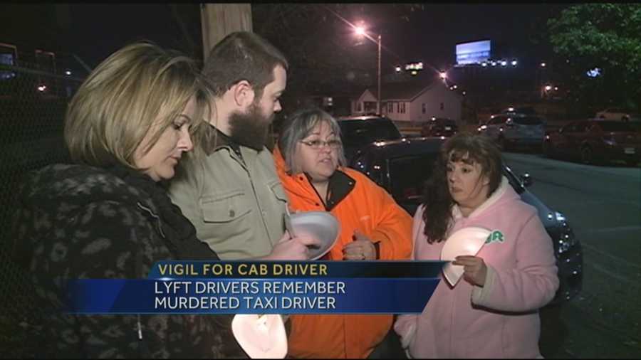 Strangers collect money for the family of a taxi driver who was killed while on the job.