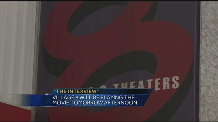 'The Interview' is coming to the big screen in Louisville.