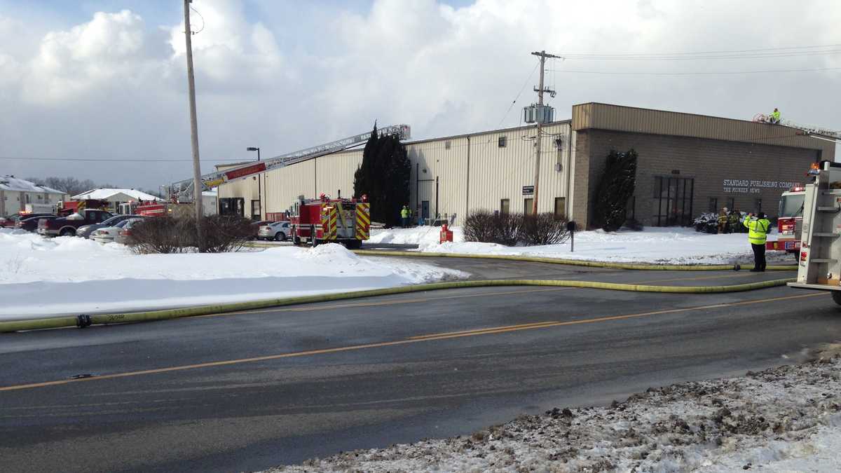 Images: Fire breaks out at Standard Publishing Company